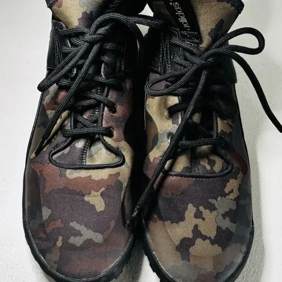 Adidas Tubular X Camo Men's Shoes B25700 Camo Black/Dark Brown/Oak - Size 10 - Picture 6 of 13